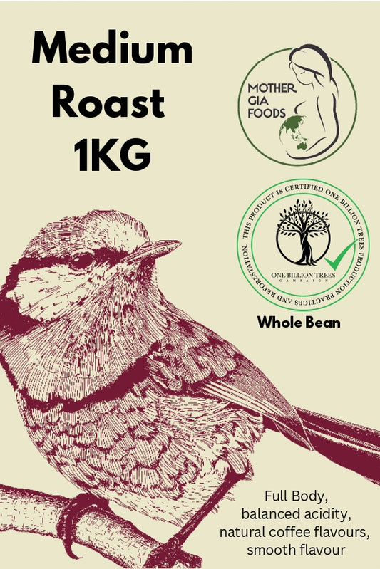 Medium Roast - Whole Bean Coffee 1KG