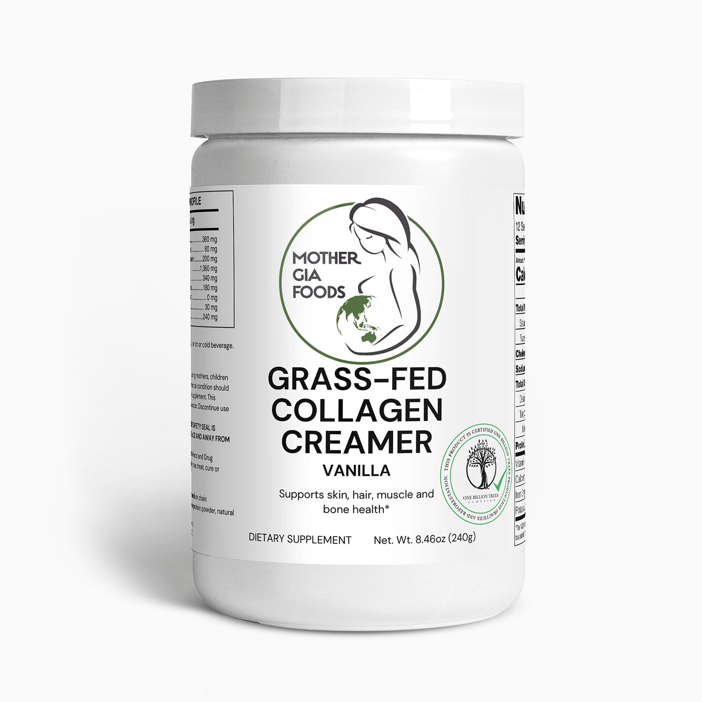 Grass-Fed Collagen Creamer (Vanilla)